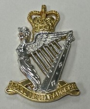 British Army Northern Irish Brigade Anodized Metal Cap Badge Gaunt picture