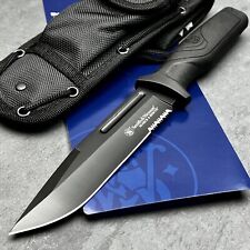Smith & Wesson Large Search Rescue Tactical Black Fixed Blade Sheath Sharpener picture