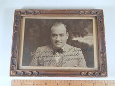 1919 ENRICO CARUSO Autographed Photograph by Rizzo w/Original Frame - Buffalo NY picture
