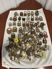Large Lot Of Vintage Locks And Keys picture