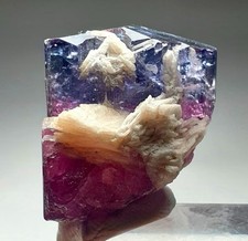 Bi Colour Terminated Natural Tourmaline Specimen - 15 grams picture