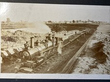 Large 1905 Santa Cruz Train Engine 2033 Photo Northern California picture
