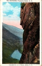 1926 The Watcher Franconia Notch NH White Mountain Letter Co Postcard picture