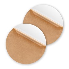 Eszeoee 2 Pack Round Acrylic Sheet, 2.7~3mm Thick Acrylic Plastic Sheets Plex... picture