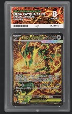 Nintendo Mega Rayquaza ex 110/076 SAR Full Art Holo Japanese (M6) Graded ACE8 picture