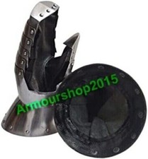 Christmas Medieval Functional Reenactment SCA Gauntlets 18 G Steel Mitten LARP picture