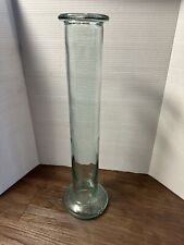 VINTAGE  22.5 Inch Blenko Style Cylinder Vase - MADE IN ITALY picture