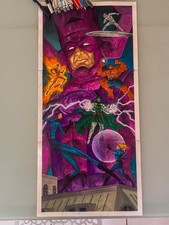 Fantastic Four Panel  - Original Art Watercolors picture