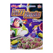 ULTRA RARE 2002 Buzz Lightyear Buzz Blasts Cereal Box SEALED Disney Pixar picture