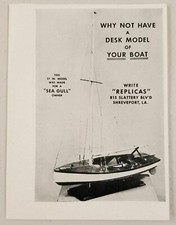 1948 Print Ad Desk Models of Boats by Replicas Shreveport,LA picture