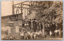 K28/ Chillicothe Ohio RPPC Postcard c1910 Kellhofers Mill Fire Disaster 75 picture
