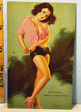 1940's Zoe Mozert Mutoscope Pinup Arcade Card 