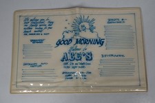 Vintage Abe's Good Morning Menu Placemat Hilton head Island Palmetto Dunes picture