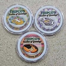 Chipco Ladies Of Gaming Casino Chips- Artichoke Joe's- Lilly Belle's- Luxor RARE picture