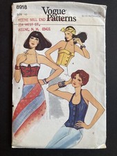 Summer Rockabilly Tops Vogue 8918 Bustier & Halter Tops UCFF SIZE 10 picture