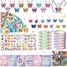 Butterfly Party Favors 122Pcs Themed Birthday Supplies Set picture