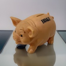 Vintage BB&T Banking Pig Piggy Bank Advertising Vinyl Plastic 5