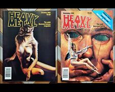 HEAVY METAL Vol.6 #7 & 8 (1982) Sharp Set Of 2 FANTASY ART Legendary Creators picture