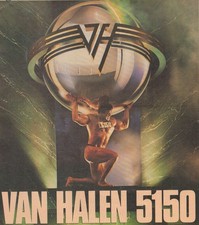 Vintage 1986 Van Halen 5150 Print Ad Sammy Hagar Hard Rock Album Warner Bros picture
