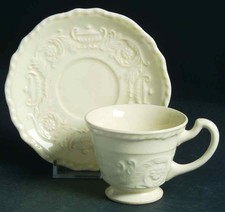 Steubenville Adam Antique Demitasse Cup & Saucer 2368739 picture