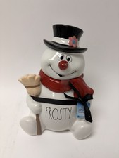 RAE DUNN ARTISAN COLLECTION FROSTY THE SNOWMAN COOKIE JAR 11