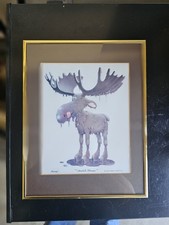 Stewart Moskowitz “Chocolate Mousse” Picture W/Gold Tone Frame. 1981. Bullwinkle picture