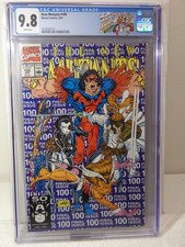 New Mutants #100 Marvel 1991 CGC 9.8 White Pages First Shatter Star Last Issue picture