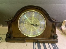 Bulova B1975 Chadbourne Mantel Clock Westminster Whittington Chime Wood Tested picture