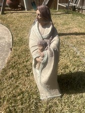 VTG 1989 Southwest Native Mother & Child Art Pottery Sculpture J Vera 22”  picture