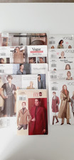 NEW FF Uncut VTG.  ' 94-2004 Lot of 10 Vogue Sz 8-12 Patterns/Three Designer picture