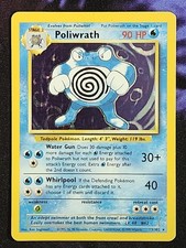 Pokemon Poliwrath 13/102 (MP) Holo Unlimited Base Set BS picture