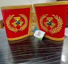 Masonic PGHP Gauntlets Cuffs – Past Grand High Priest Embroidered Regalia picture