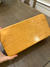 Birds eye maple on cherry vintage jewelry box picture