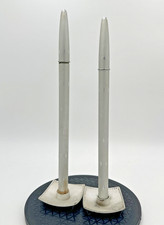 Vintage Ronson Starburst 12 Varaflame Butane Candles Set Silver Tapered UNTESTED picture