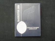 1999 BARRISTER SETON HALL UNIVERSITY SCHOOL OF LAW YEARBOOK-NEWARK, NJ - YB 3188 picture