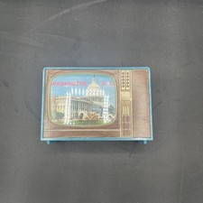 Vintage 1970s Whitehouse US Capitol Tv Made In HongKong picture