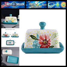 Wisenvoy Butter Dish Ceramic Butter Dish with Lid Butter Keeper Butter Dish with picture
