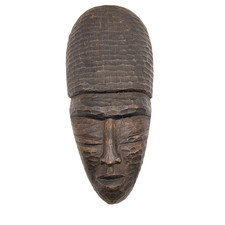Vintage African Kifwebe Mask Luba Songye Tribe DRC Congo Hand Carved Wood Female picture