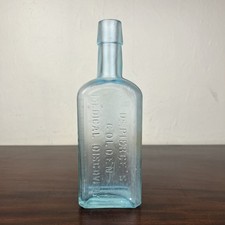 Antique Dr. Pierce's Golden Medical Discovery Bottle 8.75