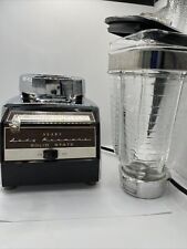 Vtg MCM 60's SEARS LADY KENMORE  Blender 8 Speed Glass Pitcher Chrome Retro picture