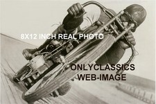 1921 OTTO WALKER HARLEY DAVIDSON RACER MOTORCYCLE RACING BOARDTRACK 8X12 PHOTO picture