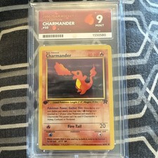 Ace 9 Vintage Charmander 50/82 1st Edition - Team Rocket 2000  picture