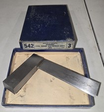 Brown & Sharpe No.542 Hardened Steel Square With Beveled Edges 6” ~ Used picture