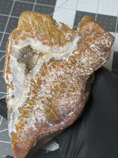 Rare Wingate Plume Agate Polished Death Valley Druzy Quartz Old Stock 376grams picture