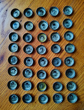 Coca-Cola Vintage 1967 Baseball Bottle Cap Lot, Soda Advertising (40 caps). picture