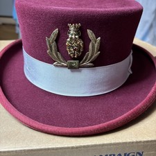 Royal Order of Jesters Pin Lot on W. Albaum Size 7 1/4 Crimson Hat W/box picture