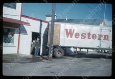 sl18  Slide 1950's  Western Automotibe Wasco Truck  Delivery Burney 417a picture