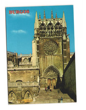 Burgos Cathedral door of St Mary postcard Unposted picture