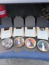 Norman Rockwell American Dream Plates 1-4 Bradford Exchange Knowles COA Boxes picture