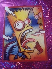 2001 Inkworks The Simpsons Mania Peter Kuper Bart Simpson Artwork #66 picture